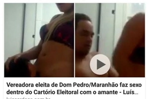 Caiu Na Net Videos Da Vereadora De Dom Pedro Maranhão